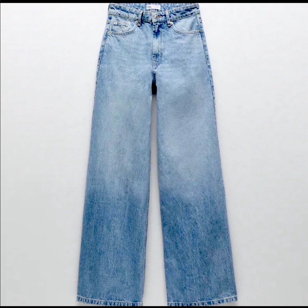 Zara wide leg jean